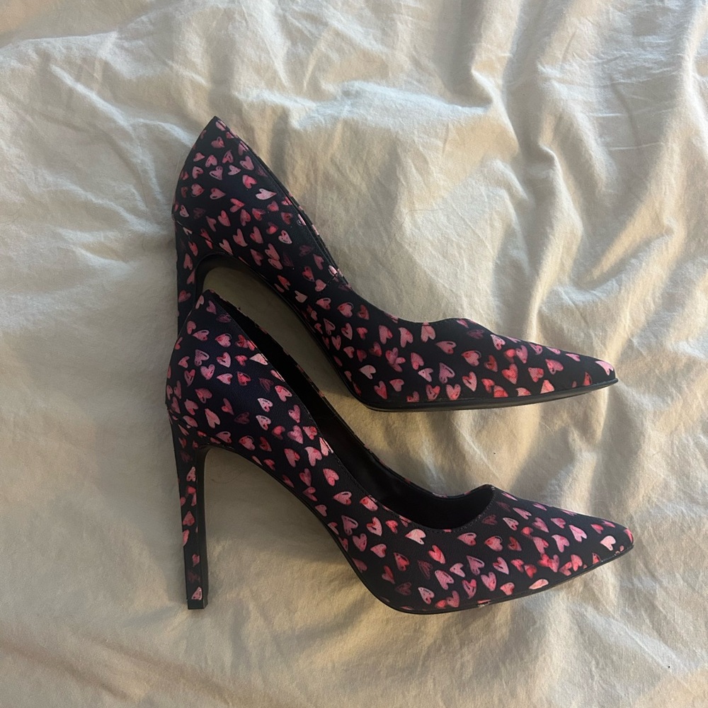 Nine West Black and Pink Stiletto Heels